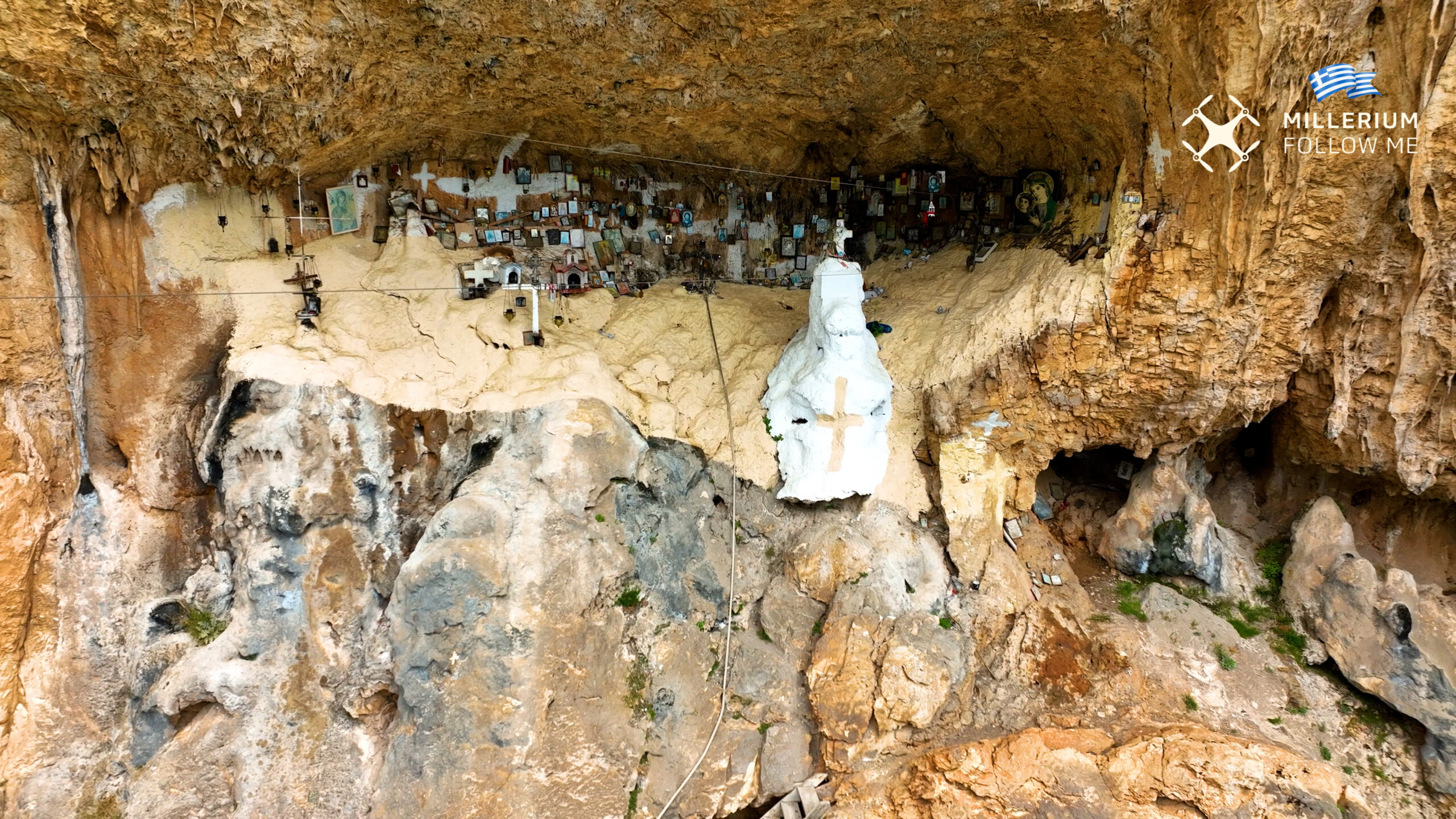 Ιερά Μονή Κλειστών: Το περιβόλι της Παναγίας ανάμεσα στους βράχους