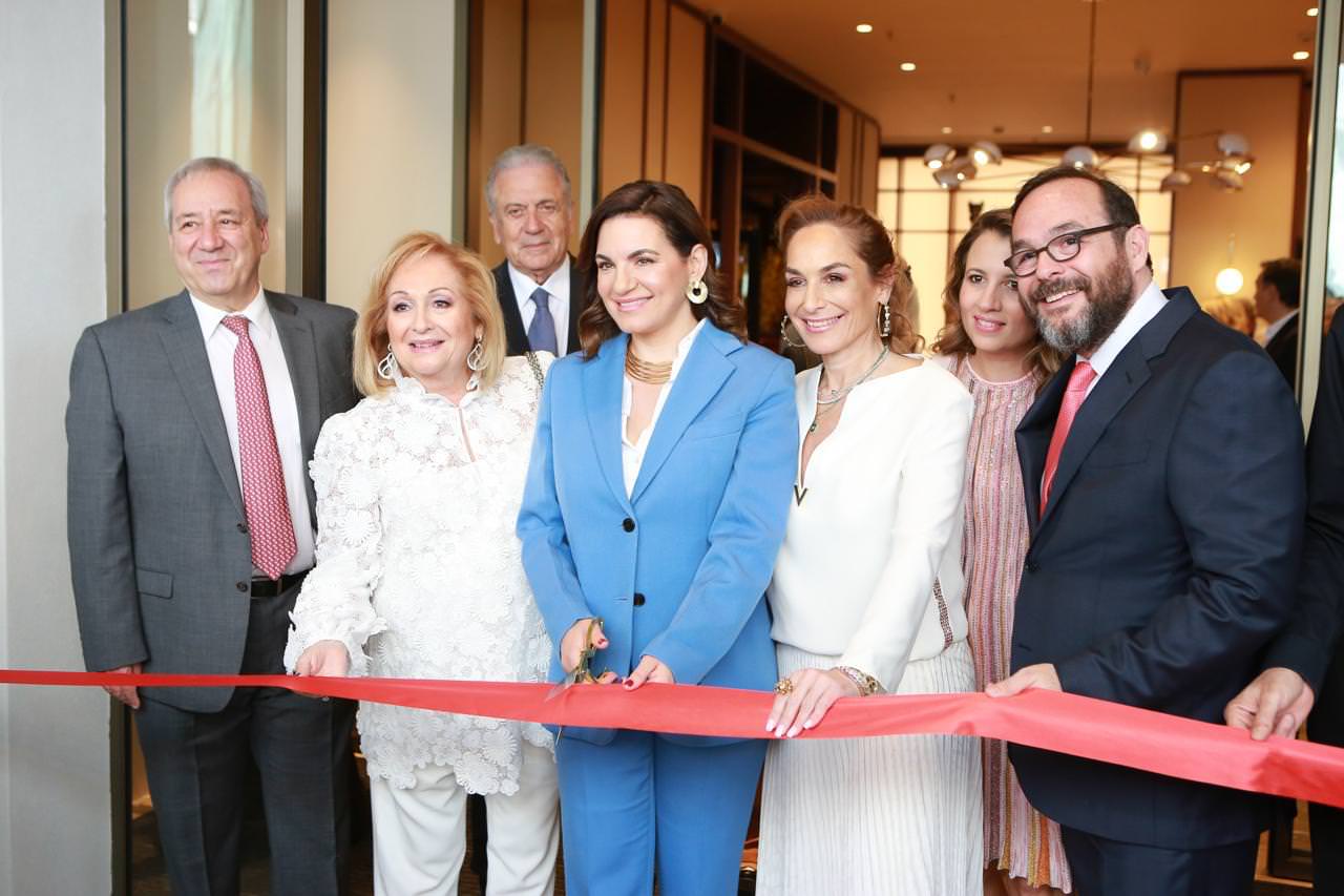 Η Όλγα Κεφαλογιάννη στα εγκαίνια του νέου ξενοδοχείου του Ομίλου Mitsis