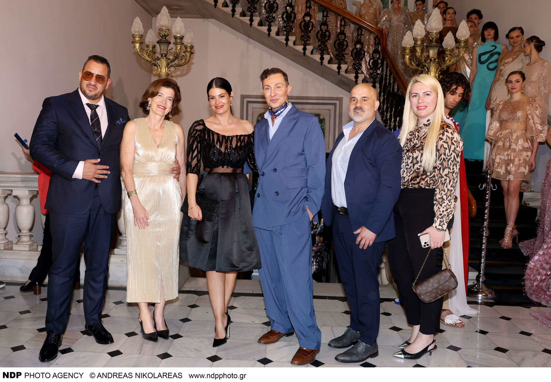 Ο Βασίλειος Κωστέτσος παρουσίασε την συλλογή του «L’Olympien Art Couture» στην Πρεσβεία της Γαλλίας