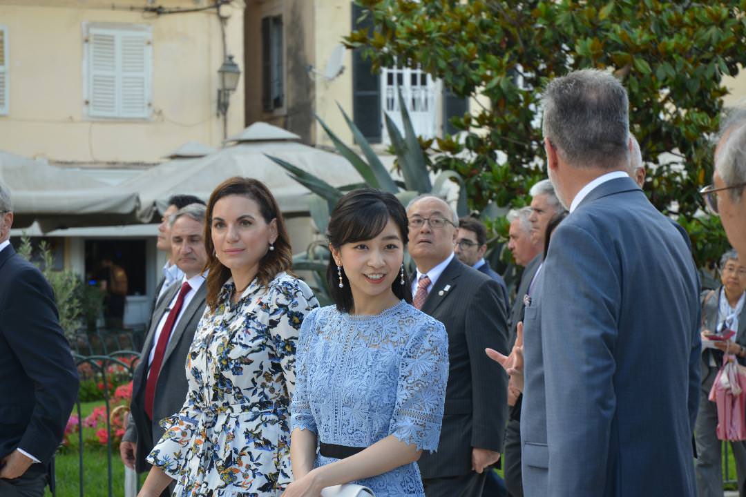 Συνάντηση Όλγας Κεφαλογιάννη με την Πριγκίπισσα Κάκο της Ιαπωνίας στην Κέρκυρα