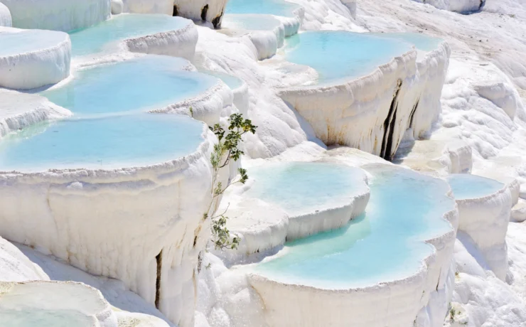 Pamukkale: Το "κάστρο του βαμβακιού" της Τουρκίας Πηγή φωτογραφίας Serghei Starus | Συντελεστές: Getty Images/iStockphoto